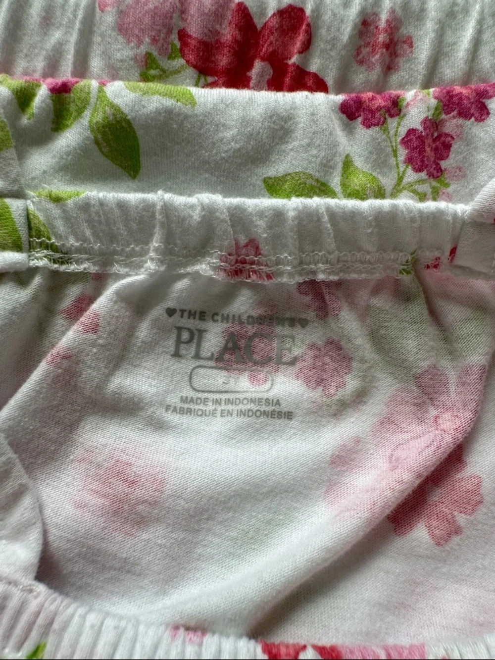 The Children's Place White Floral Two-Piece Tank & Skort Set - Pink & Green - Picture 6 of 6